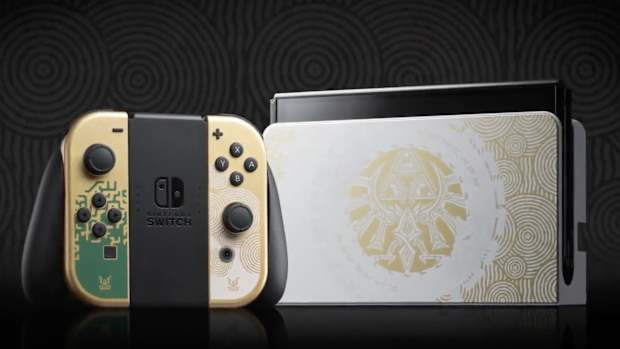 Nintendo Switch OLED Legend of Zelda Console